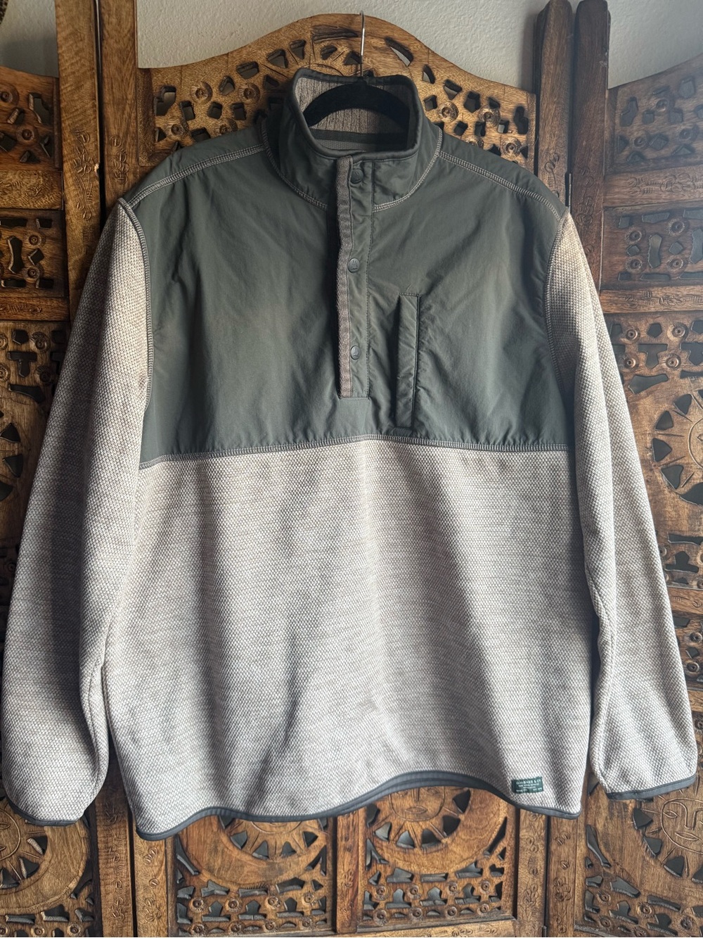G.H. Bass For Hard Service Mixed Media Pullover Men’s XL